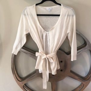 Cardigan with attached she’ll